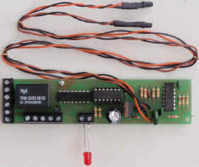 the infra red detectors and emitters each use a pair of twisted wires to join them to the board